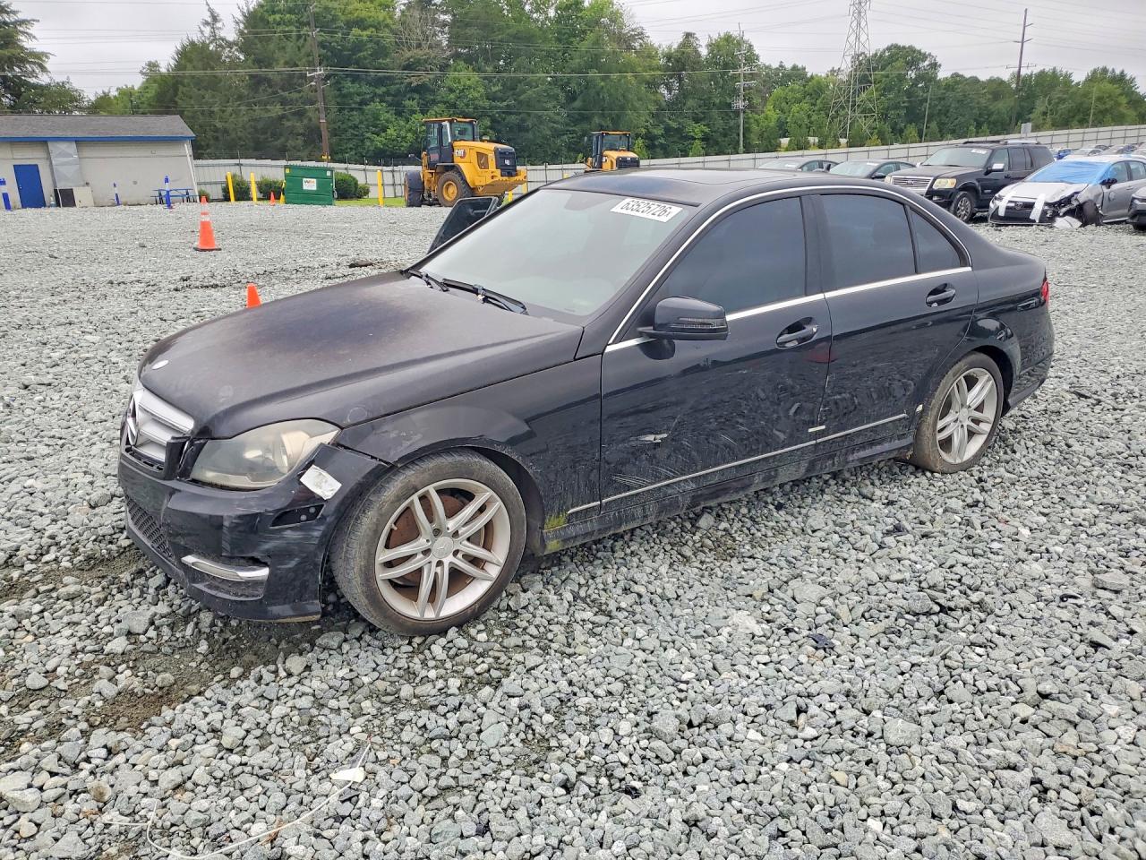 2013 Mercedes-Benz C 250 Sport, VIN WDDGF4HBXDA862321 — Vandalism