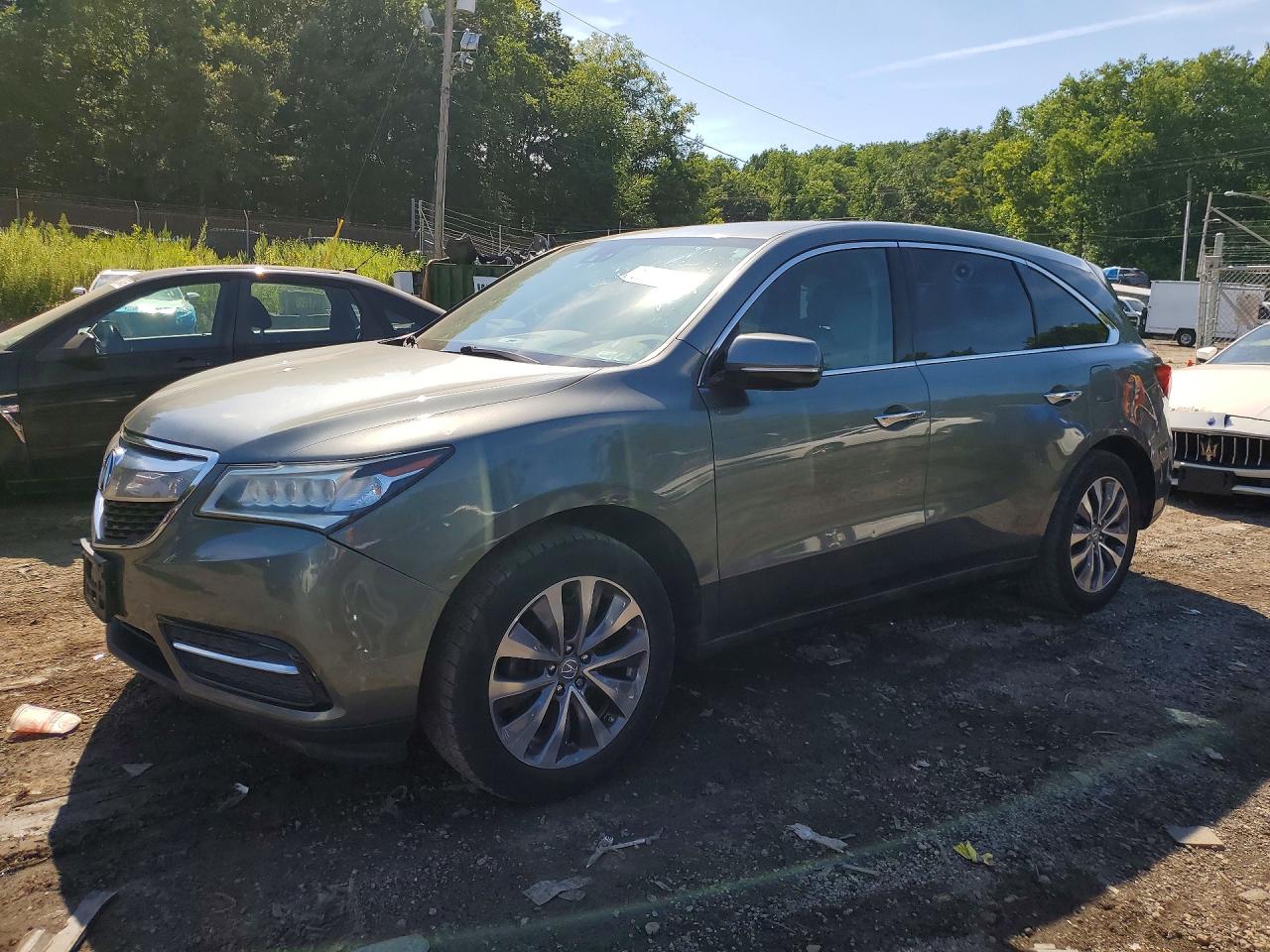 2014 Acura MDX Technology, VIN 5FRYD3H40EB012107 — Rear end