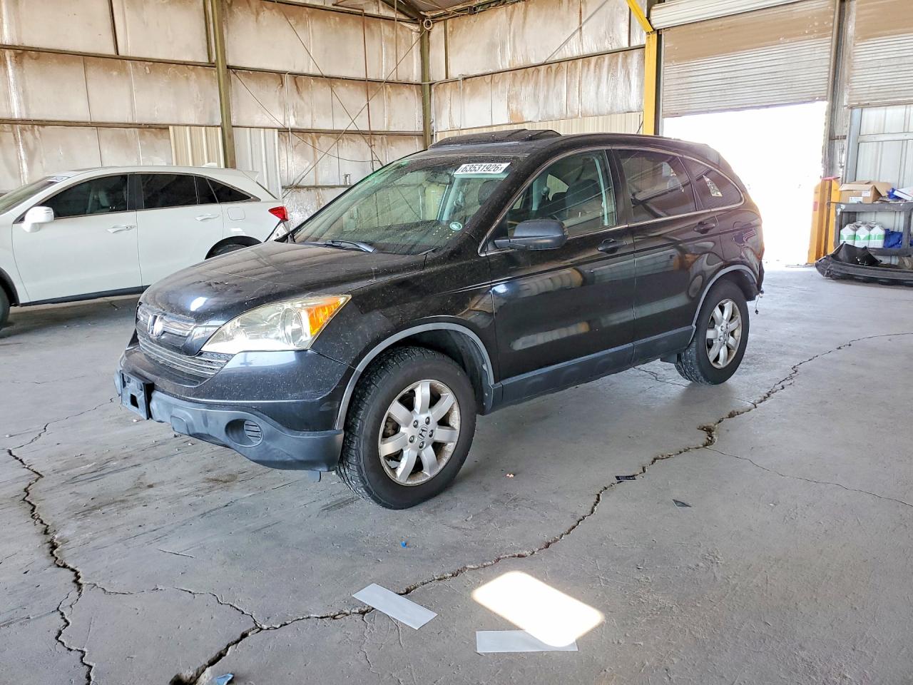 2008 Honda CR-V EX, VIN JHLRE48558C070011 — Rear end