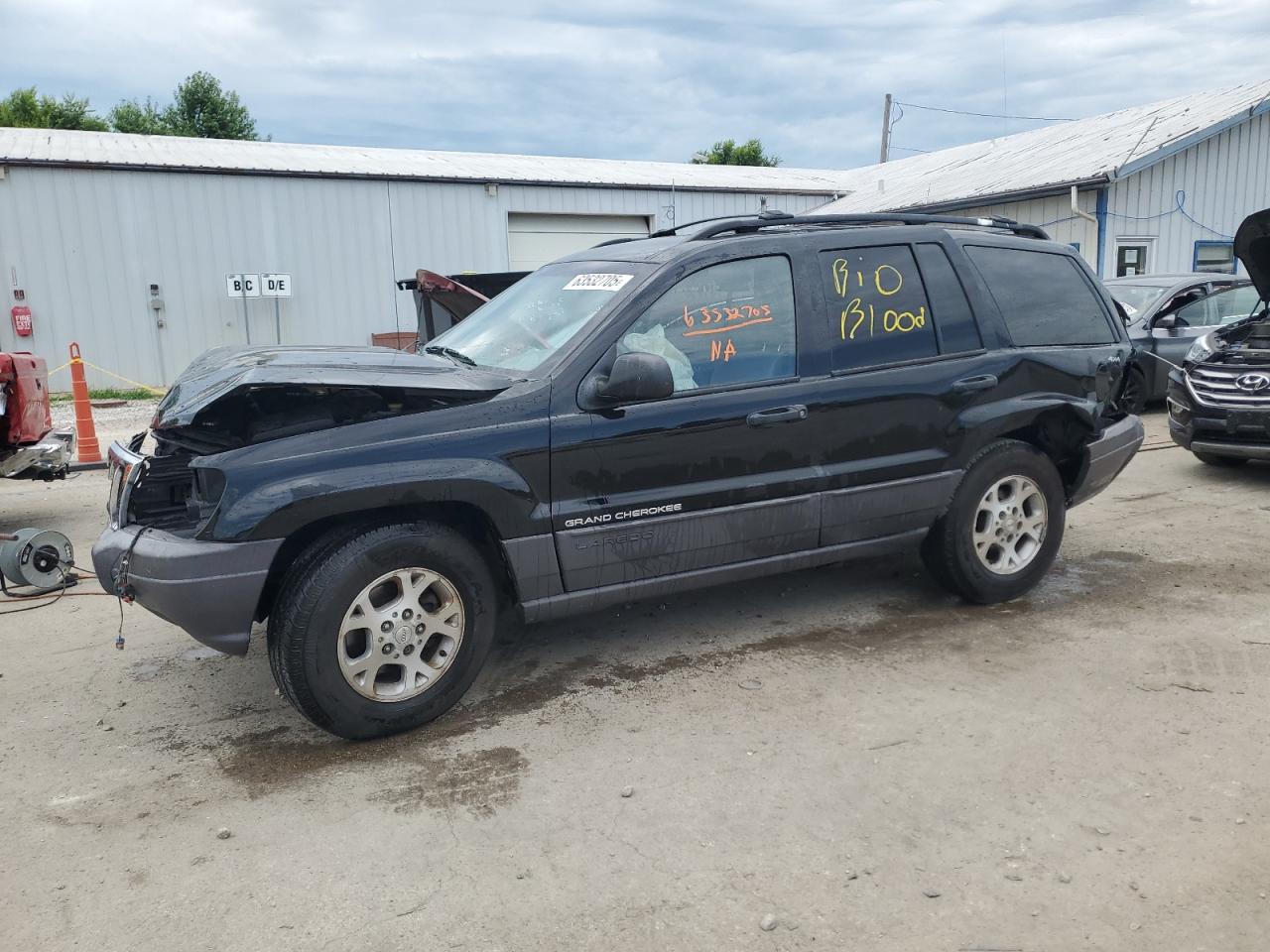 1999 Jeep Grand Cherokee Laredo, VIN 1J4GW58S4XC667706 — Rollover