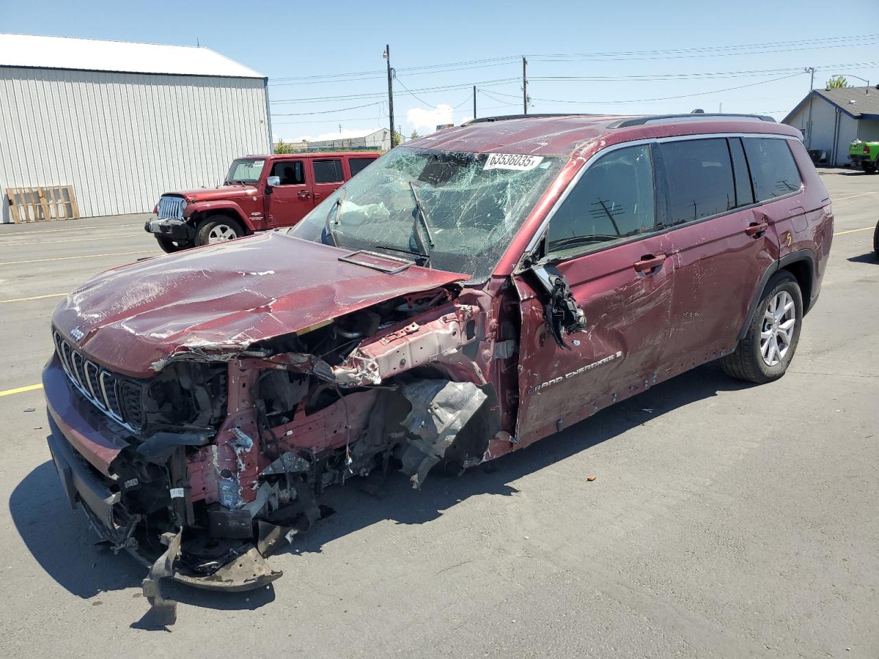 2022 Jeep Grand Cherokee Limited, VIN 1C4RJKBG0N8559924 — Front end