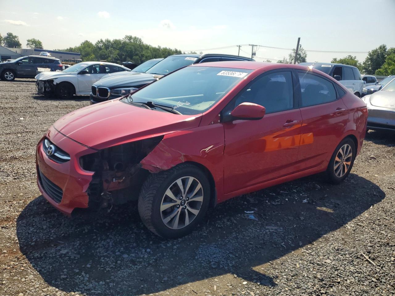 2015 Hyundai Accent GLS, VIN KMHCU4AE0FU822555 — Front end