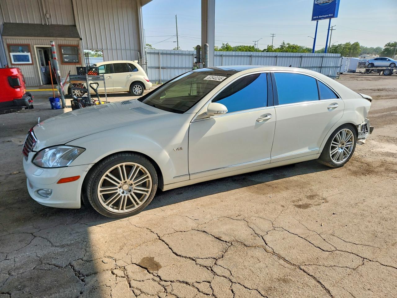 2008 Mercedes-Benz S 600, VIN WDDNG76X38A162246 — Front end