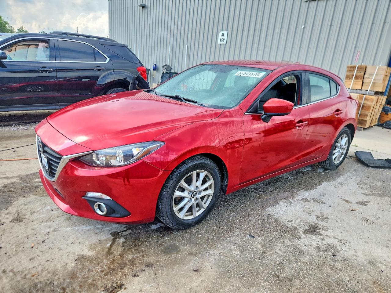 2014 Mazda 3 i Touring, VIN JM1BM1L78E1108086 — Hail