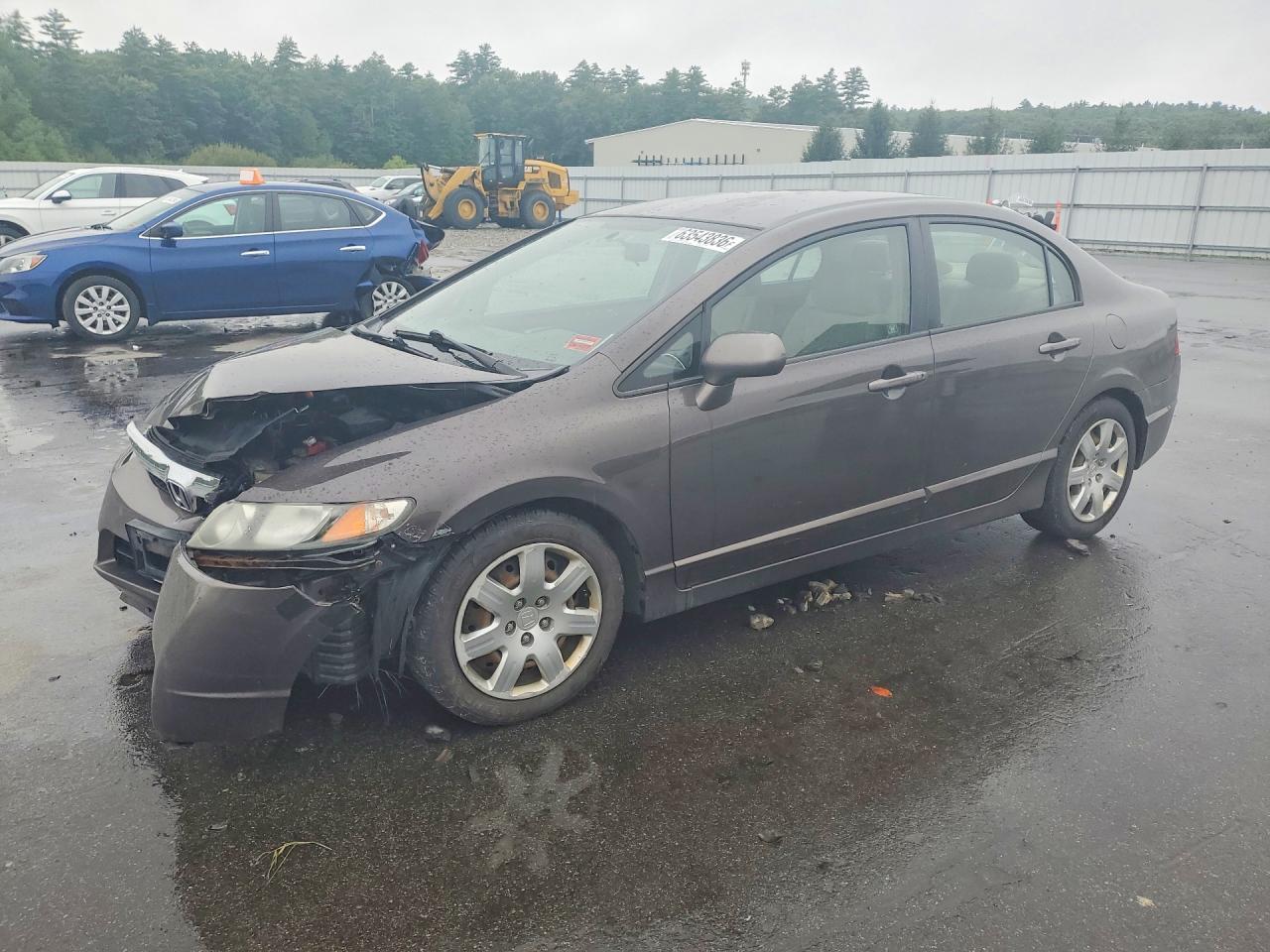 2010 Honda Civic LX, VIN 2HGFA1F54AH501875 — Front end