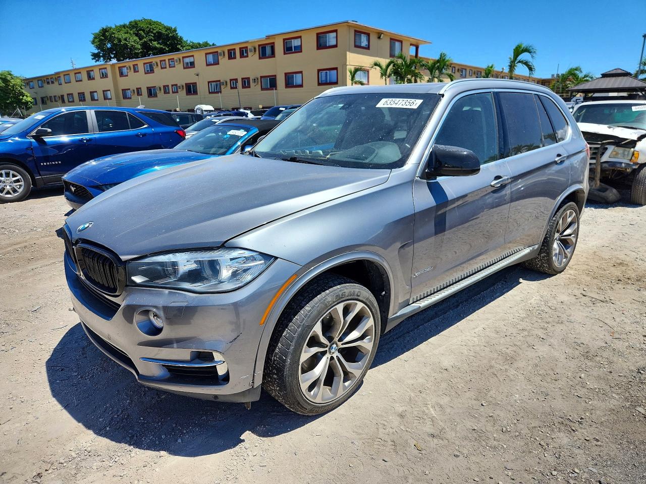 2014 BMW X5 xDrive35i, VIN 5UXKR0C54E0H21436 — Rear end