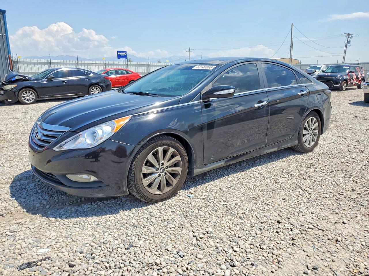 2014 Hyundai Sonata Limited, VIN 5NPEC4AC4EH823098 — Rear end