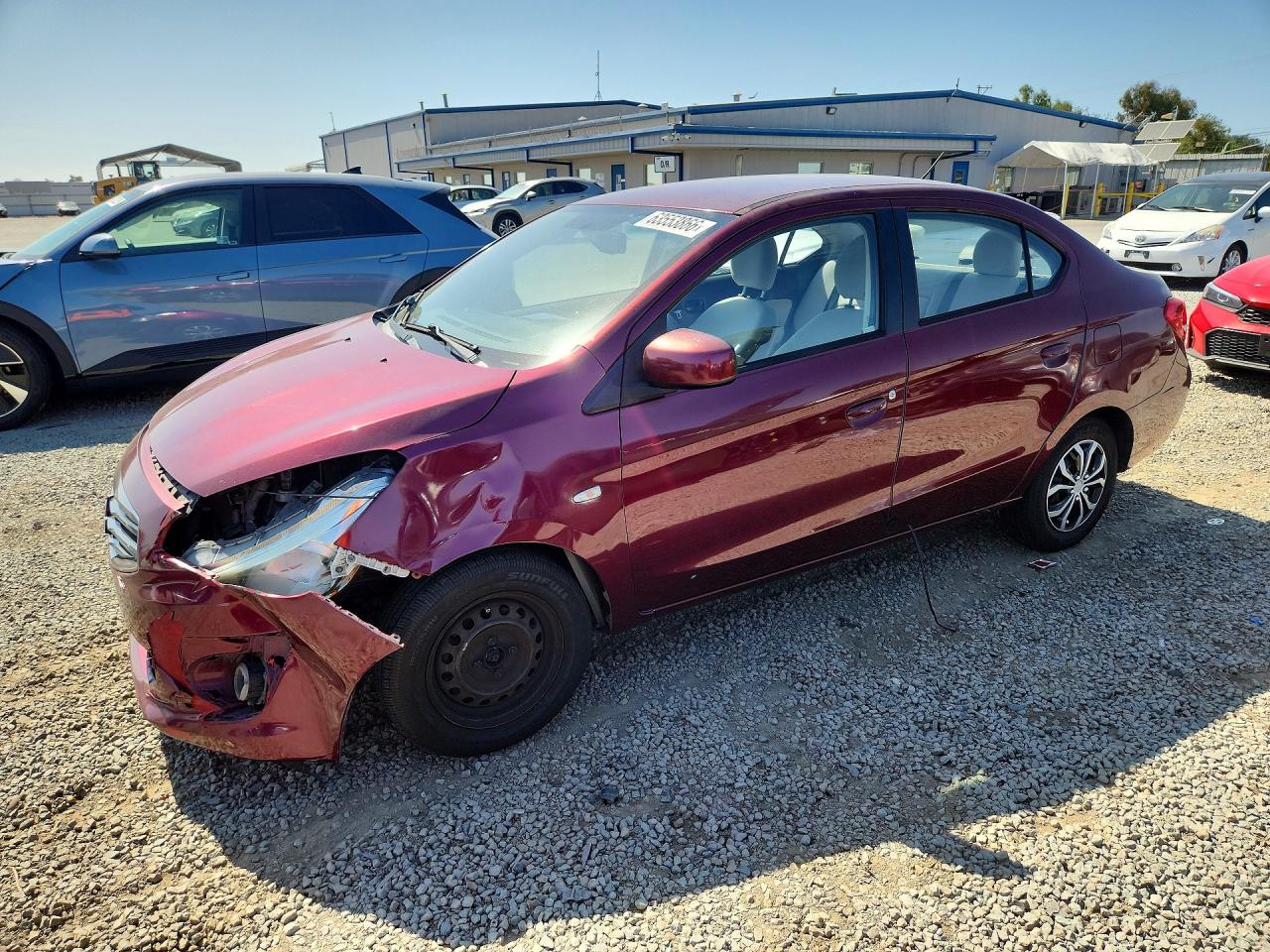 2017 Mitsubishi Mirage ES, VIN ML32F3FJ9HHF05045 — Front end