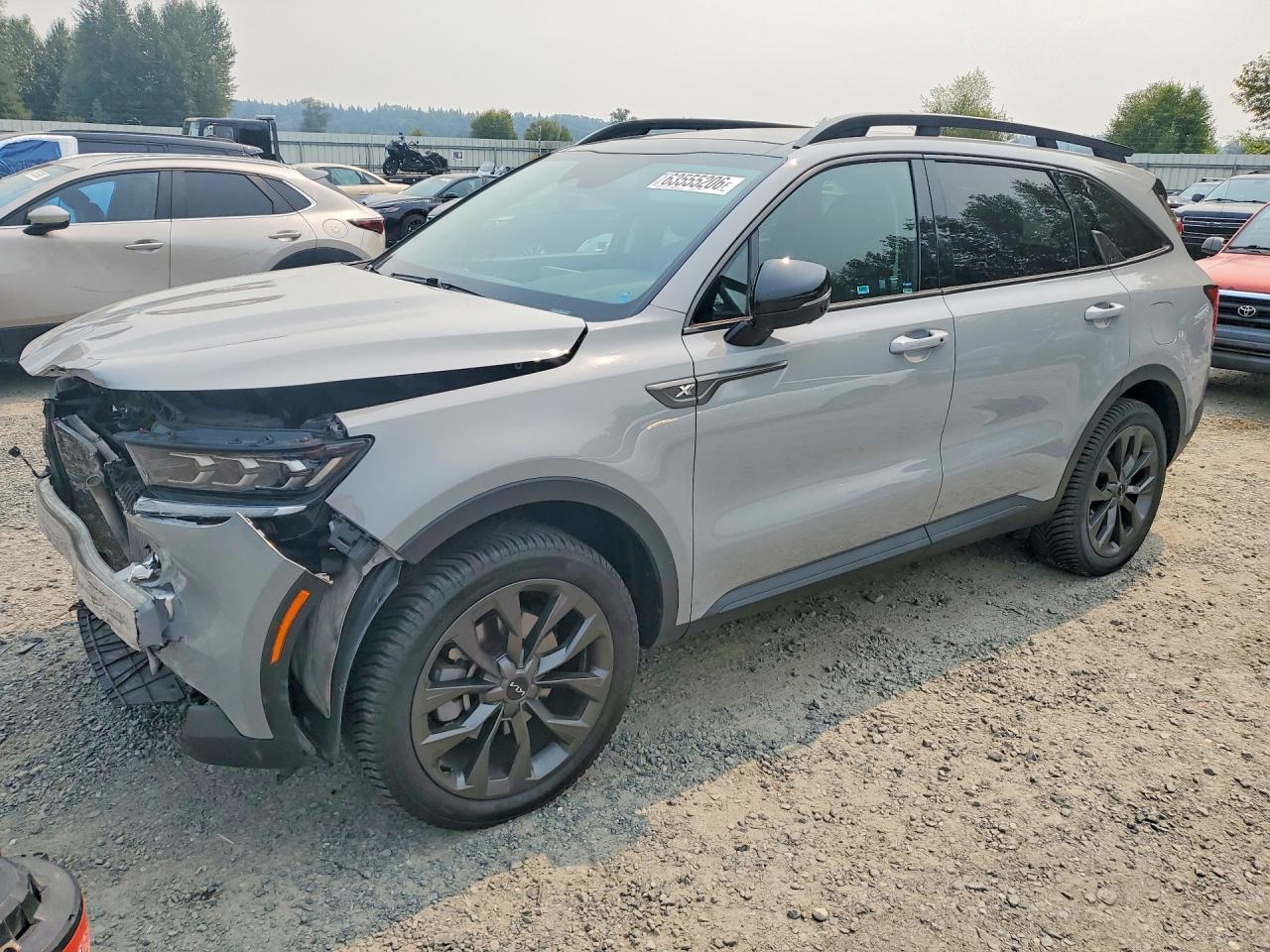 2023 Kia Sorento X-Line SX Prestige, VIN 5XYRKDLF9PG249572 — Front end