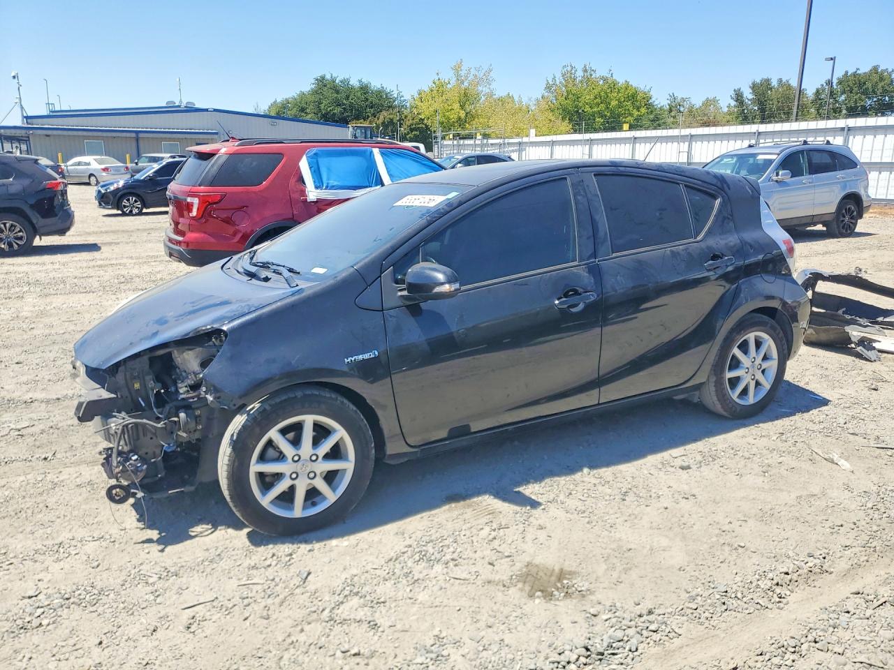 2012 Toyota Prius Two, VIN JTDKDTB39C1022597 — Front end