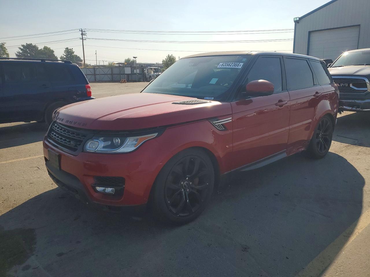 2014 Land Rover Range Rover Sport Supercharged, VIN SALWR2TF5EA377316 — Rear end