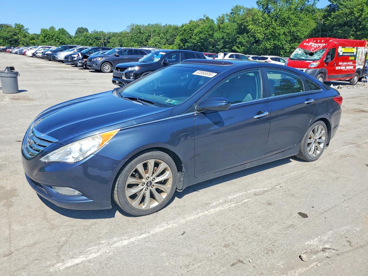 2012 Hyundai Sonata SE, VIN 5NPEC4AB5CH409011 — Undercarriage