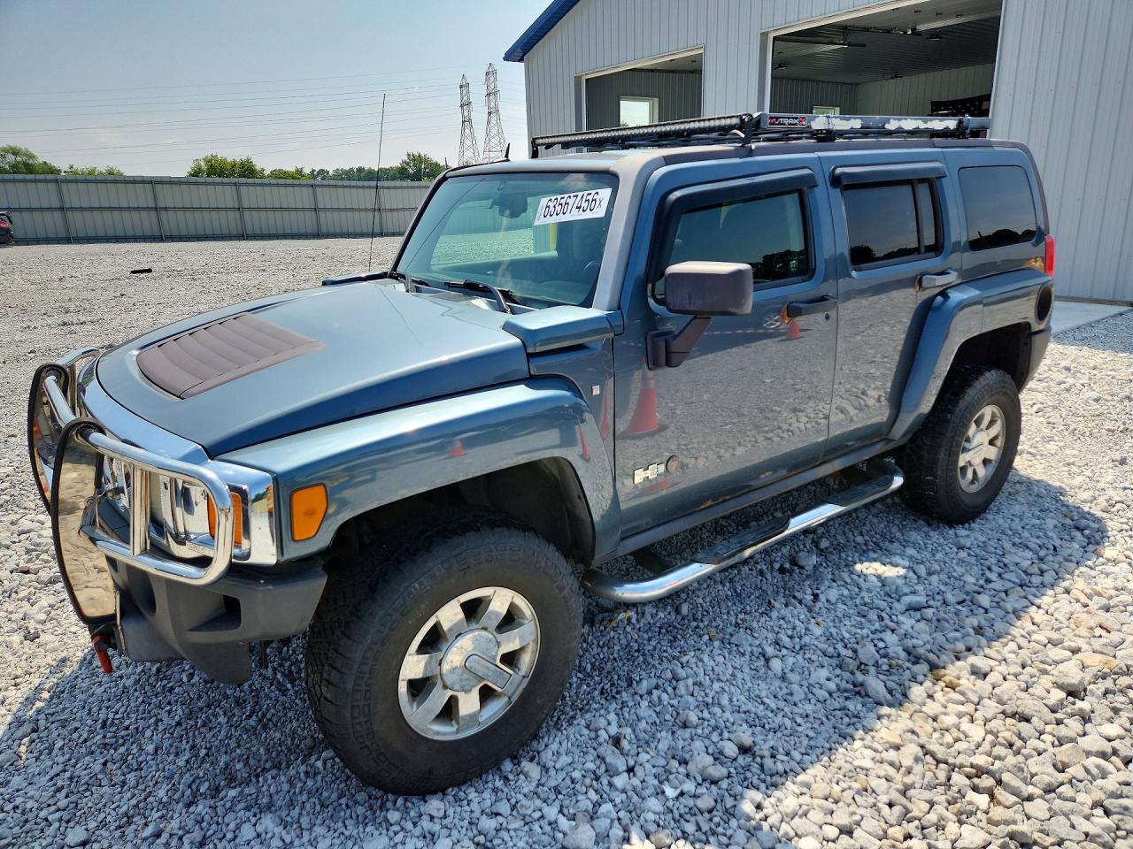 2007 Hummer H3 SUV, VIN 5GTDN13EX78213316 — Minor dents and scratches