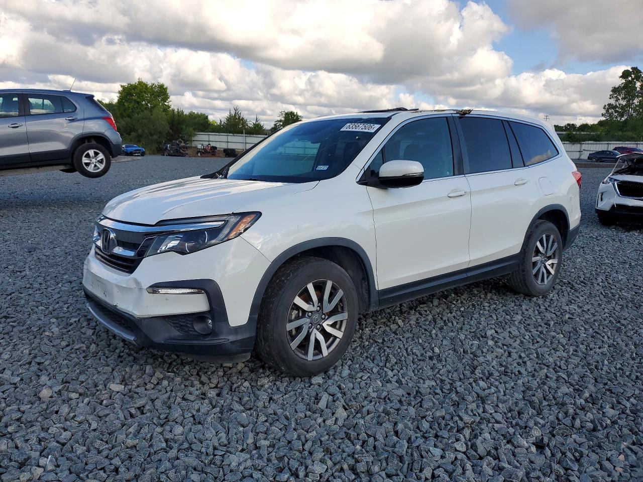 2022 Honda Pilot EX-L, VIN 5FNYF6H56NB003143 — Roof