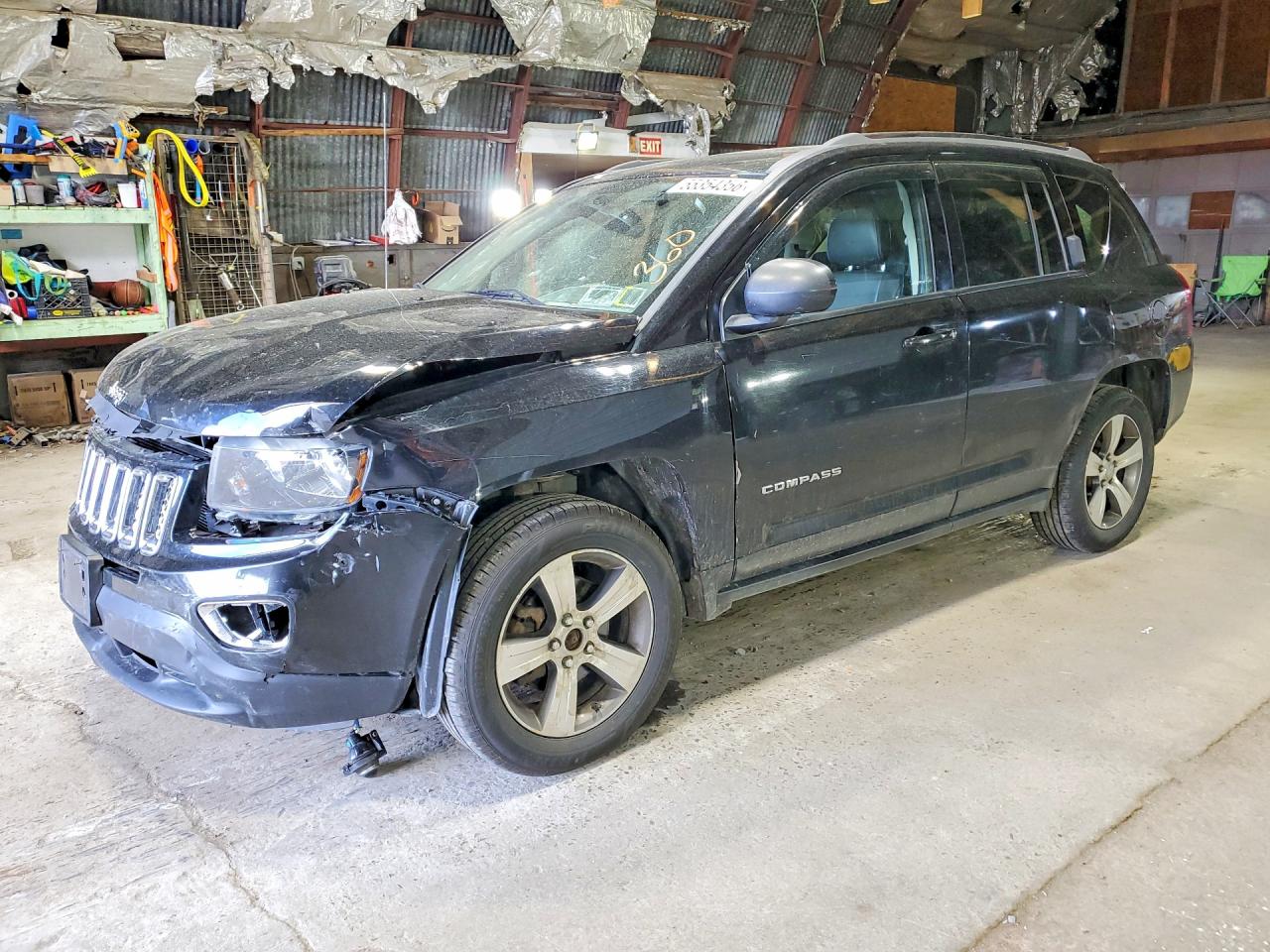 2016 Jeep Compass High Altitude, VIN 1C4NJDEB7GD793370 — Front end
