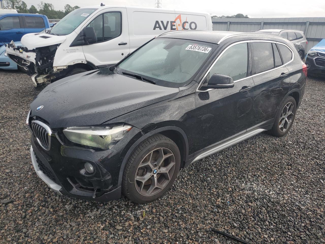 2018 BMW X1 sDrive28i, VIN WBXHU7C33J5L05862 — Front end
