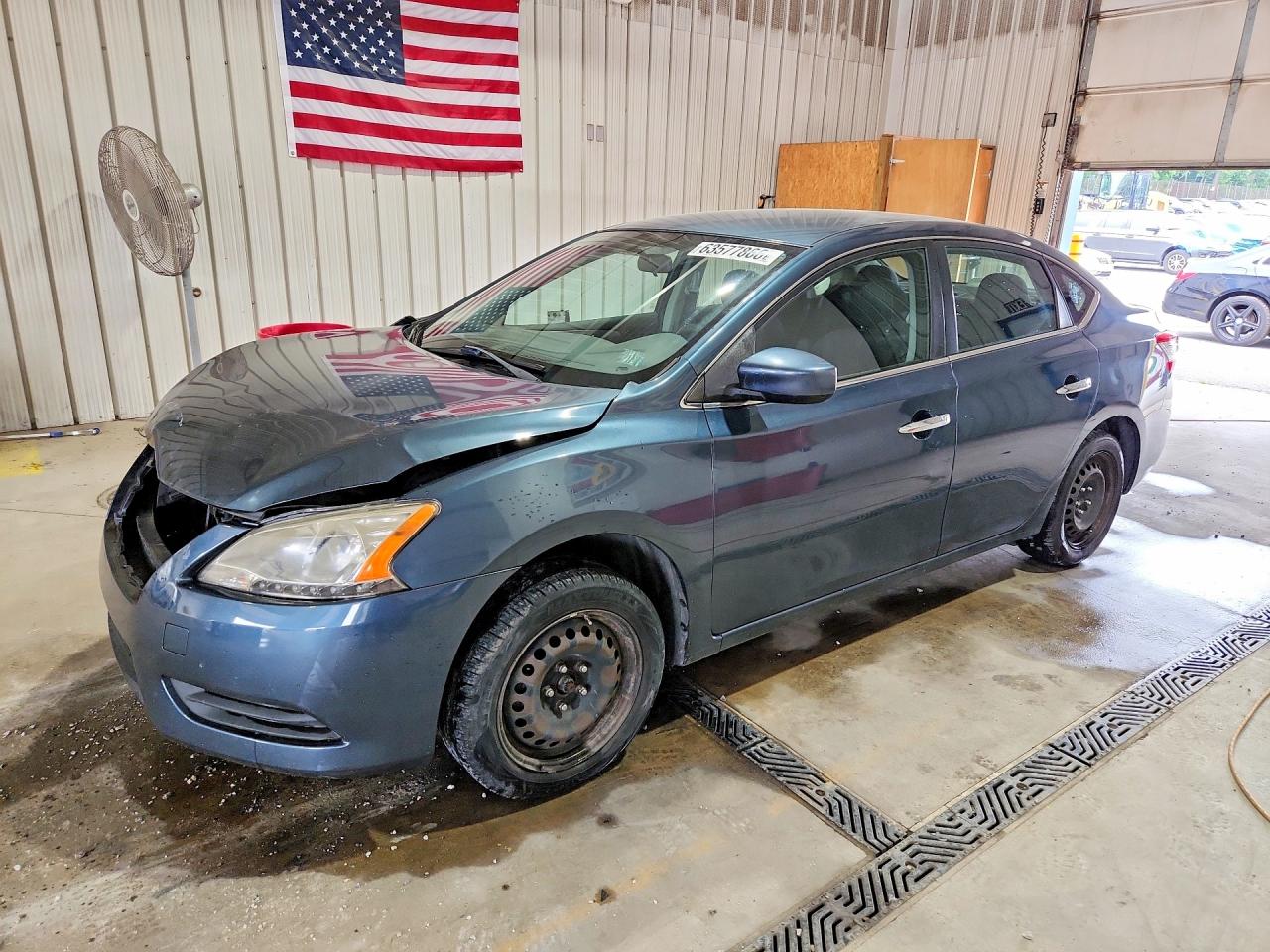2014 Nissan Sentra S, VIN 3N1AB7AP9EY209773 — Перед