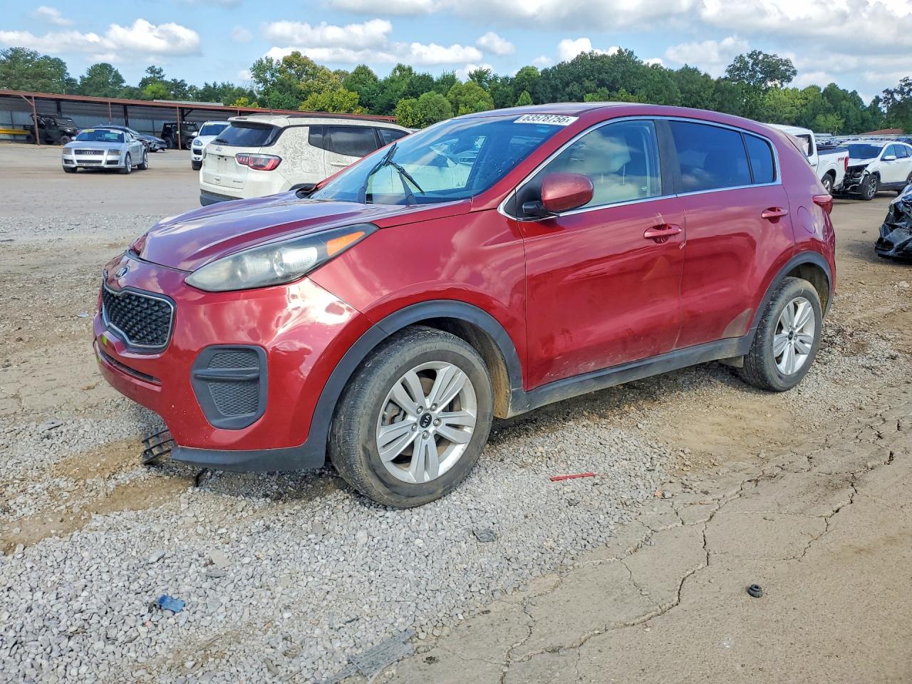2017 Kia Sportage LX, VIN KNDPM3AC3H7296535 — Front end