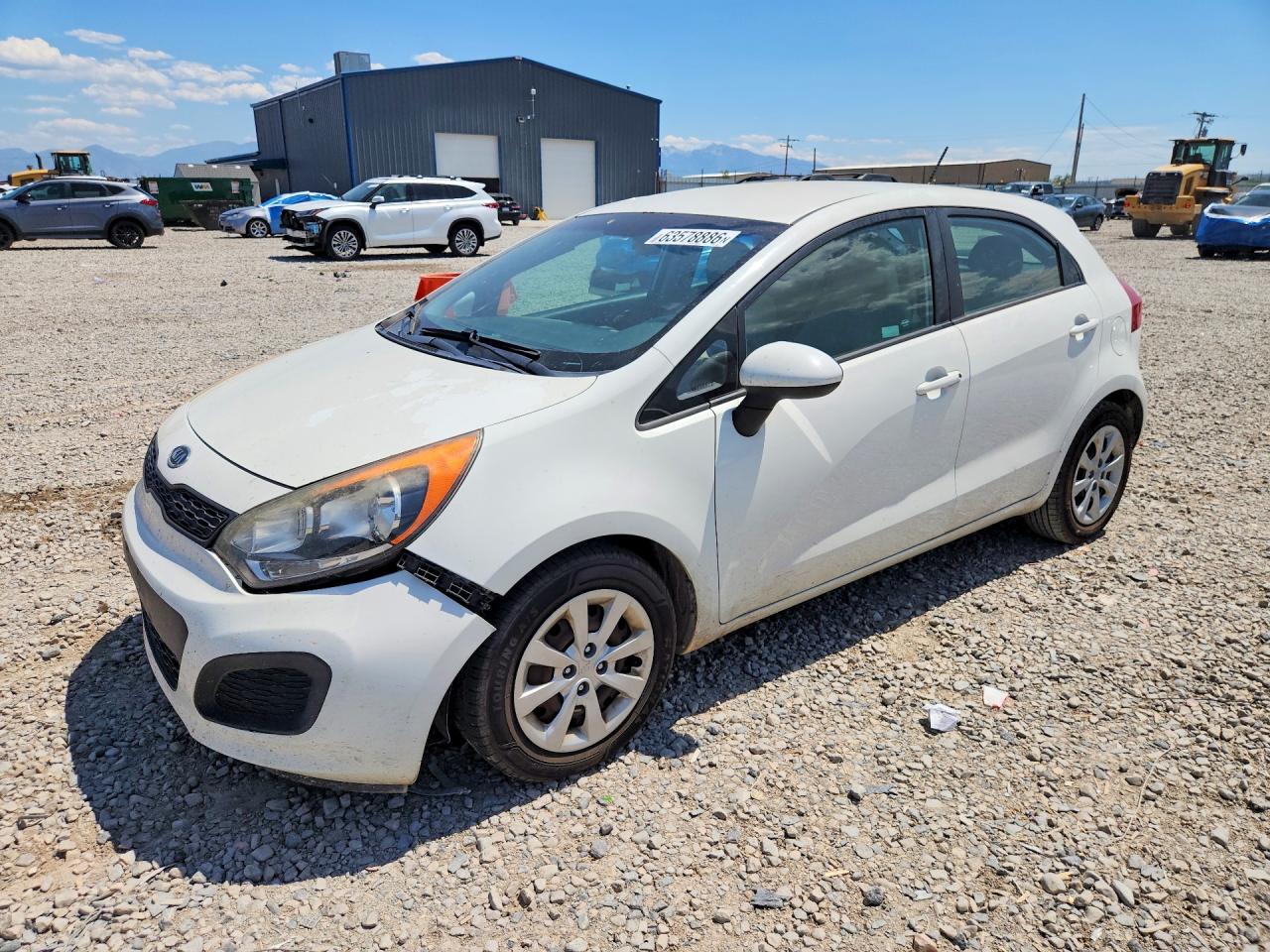 2013 Kia Rio LX, VIN KNADM5A36D6110014 — Front end