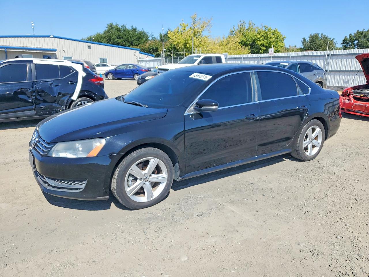2013 Volkswagen Passat SE, VIN 1VWBN7A30DC118398 — Rear end
