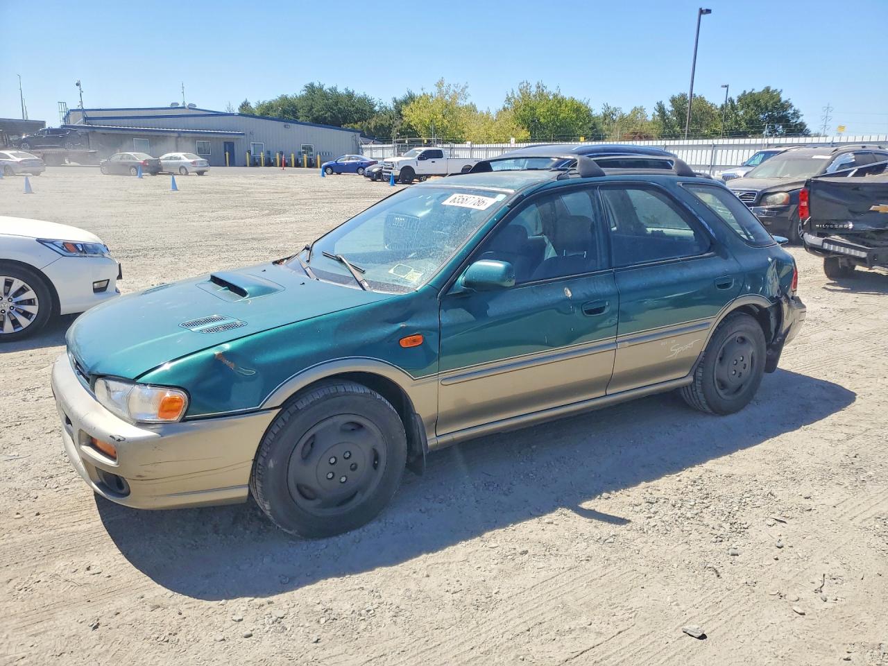 2000 Subaru Impreza Outback Special Sports, VIN JF1GF4857YH804030 — Rear end