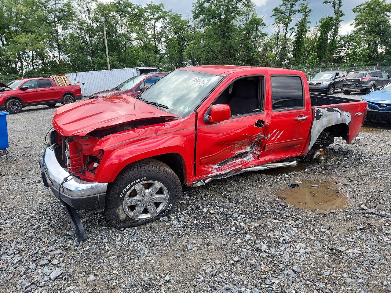 2012 GMC Canyon SLE2, VIN 1GTH6PFEXC8132332 — Бок