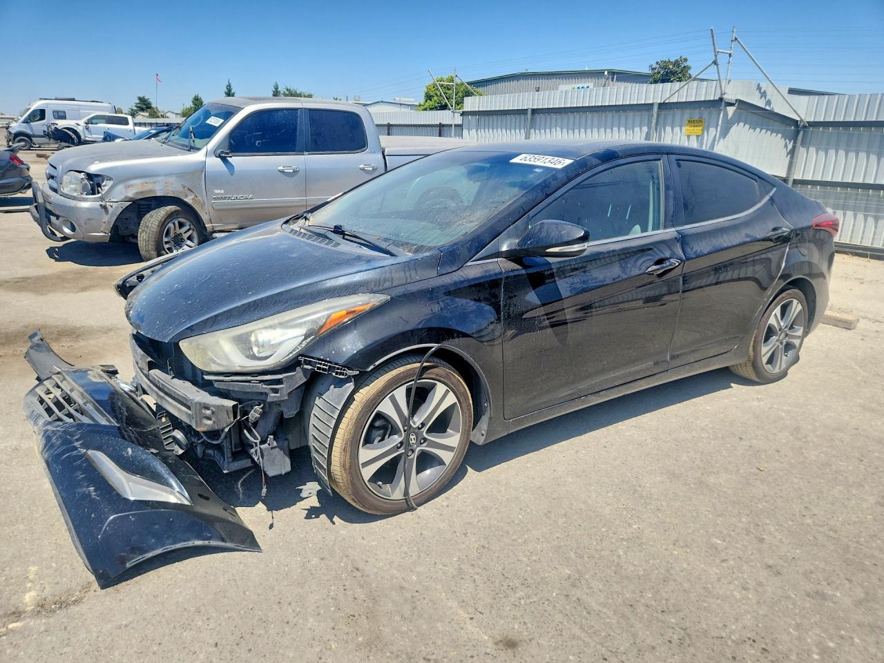 2016 Hyundai Elantra Sport, VIN KMHDH4AH4GU586979 — Front end