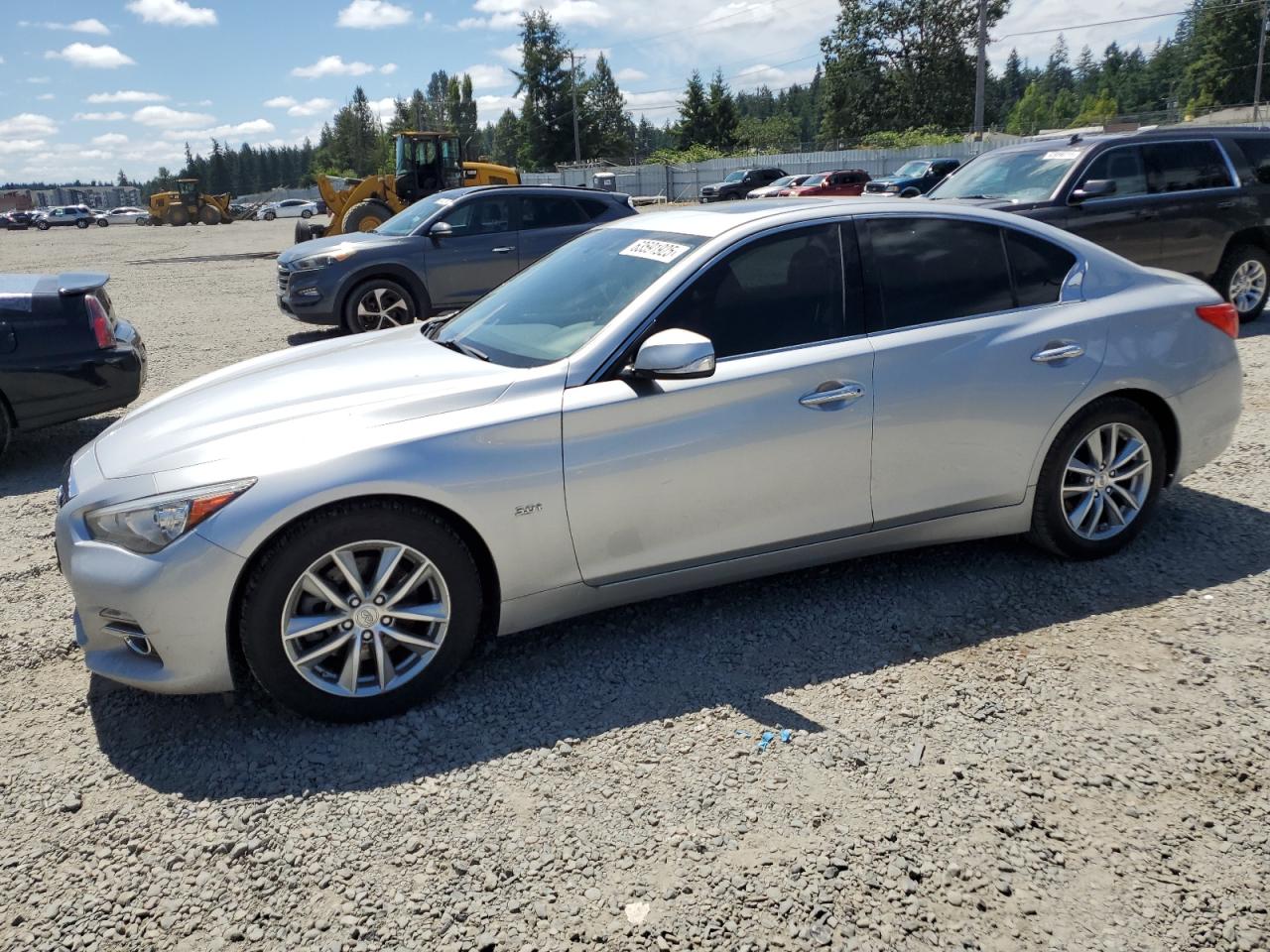 2017 Infiniti Q50 Sport, VIN JN1EV7AP1HM737727 — Зад