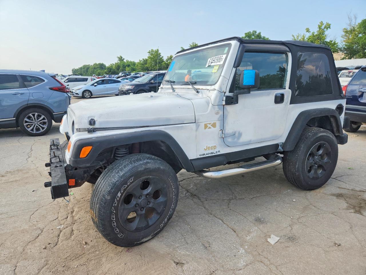 2005 Jeep Wrangler X, VIN 1J4FA39S15P358777 — Normal wear