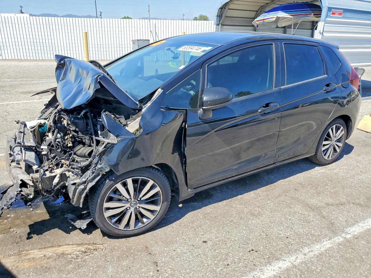 2015 Honda Fit EX-L, VIN 3HGGK5H89FM715673 — Front end
