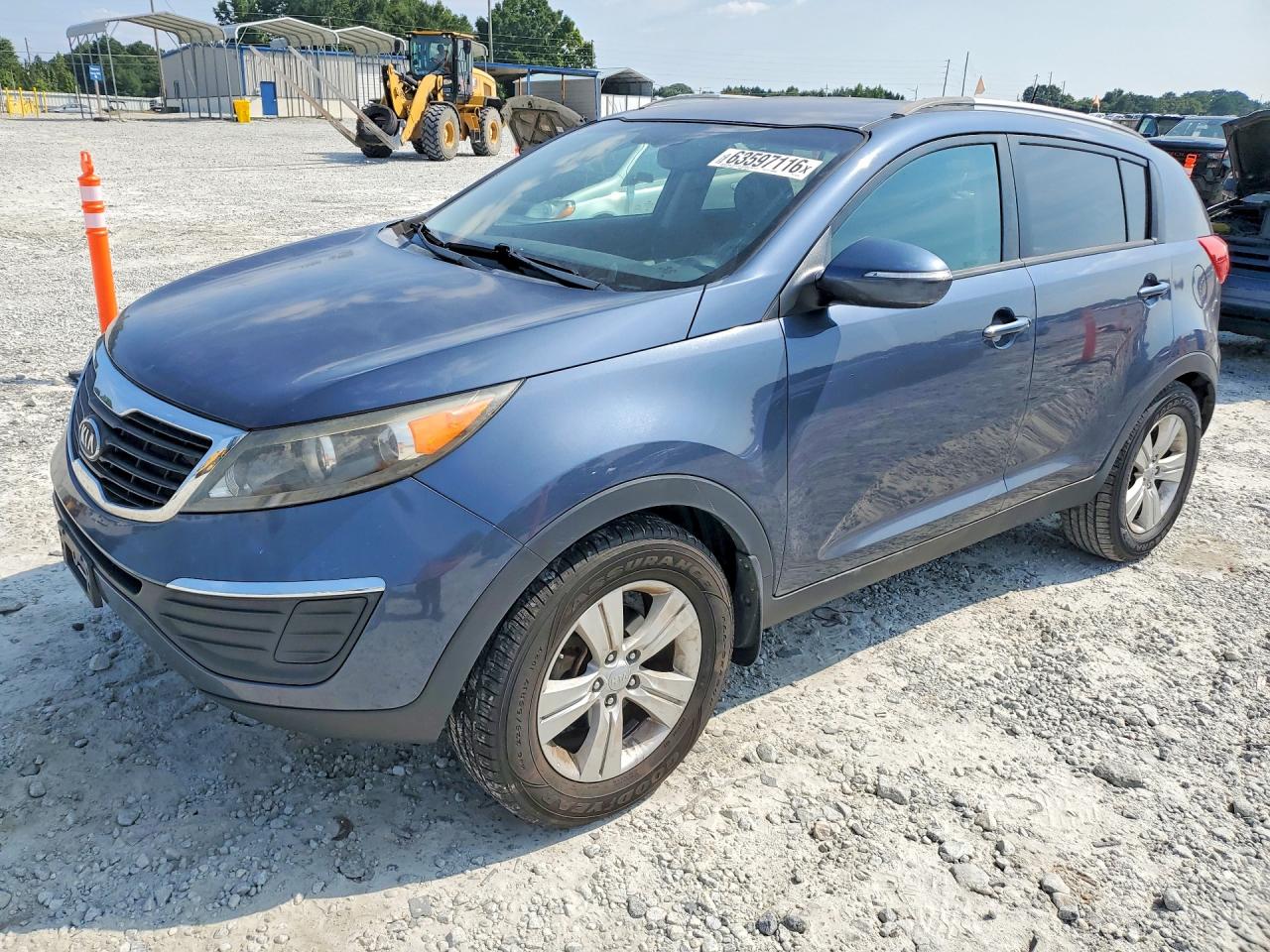 2012 Kia Sportage LX, VIN KNDPB3A25C7282948 — Rear end