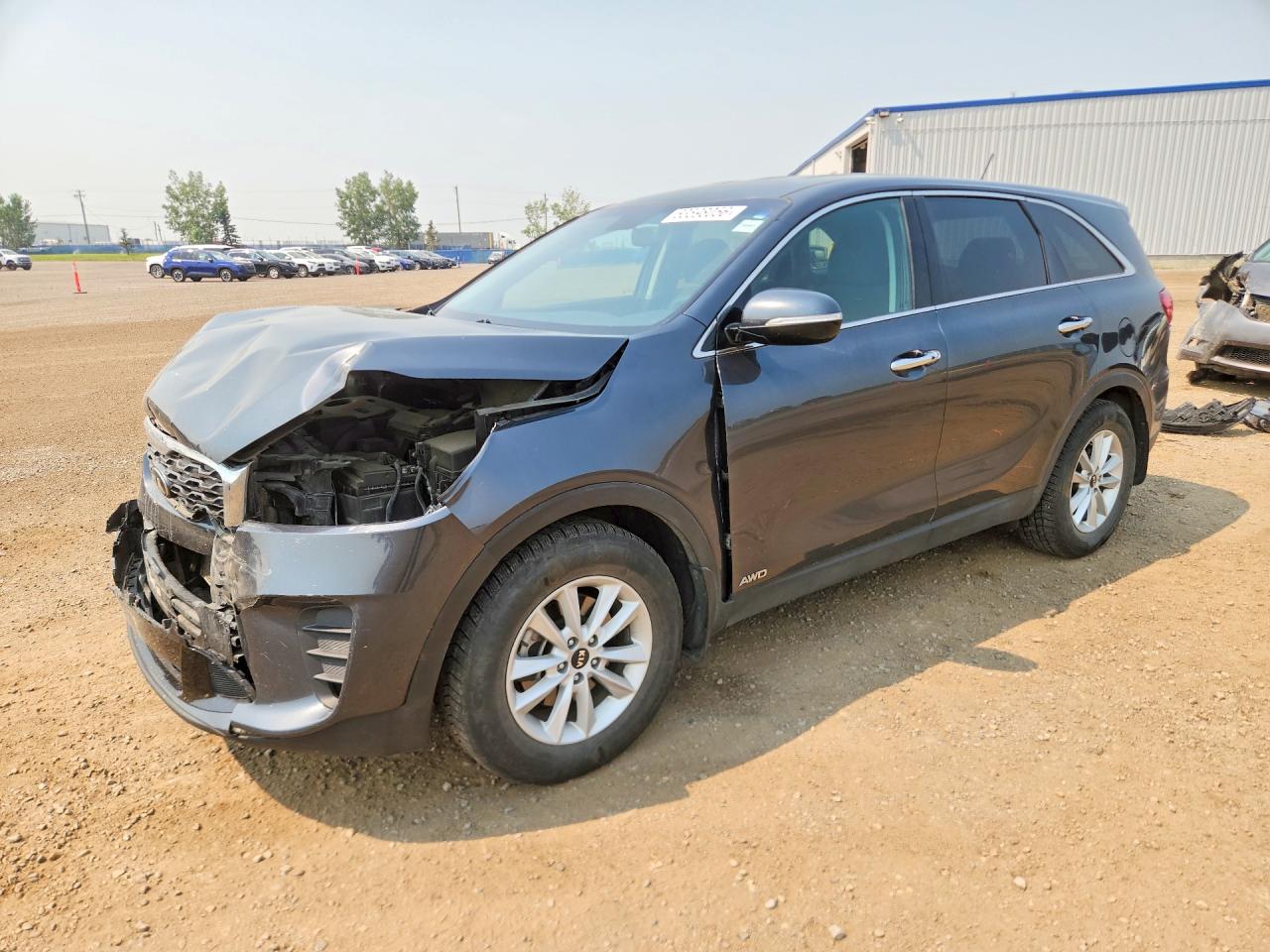 2020 Kia Sorento LX, VIN 5XYPGDA36LG685324 — Front end