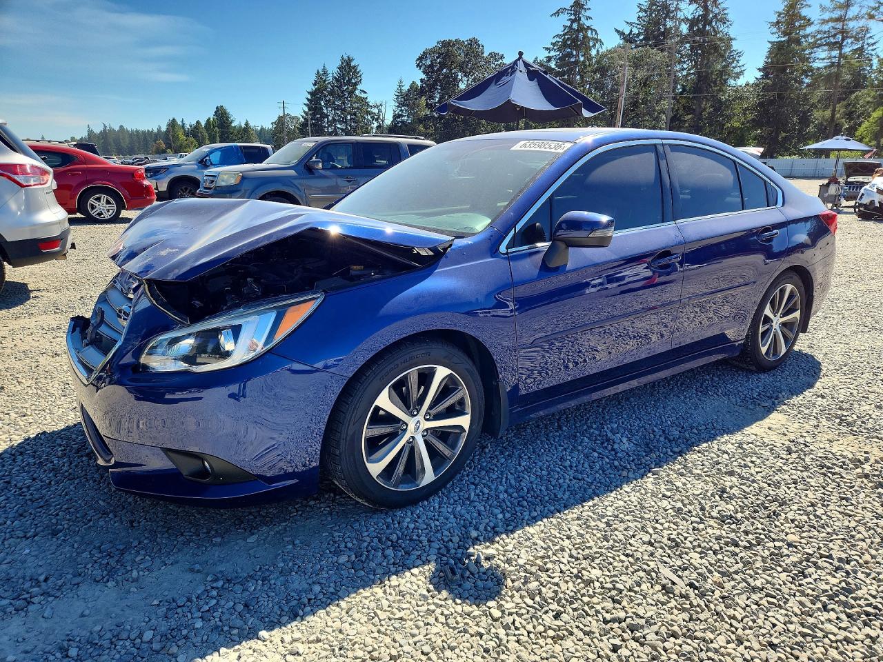 2015 Subaru Legacy Limited, VIN 4S3BNBN62F3074336 — Перед