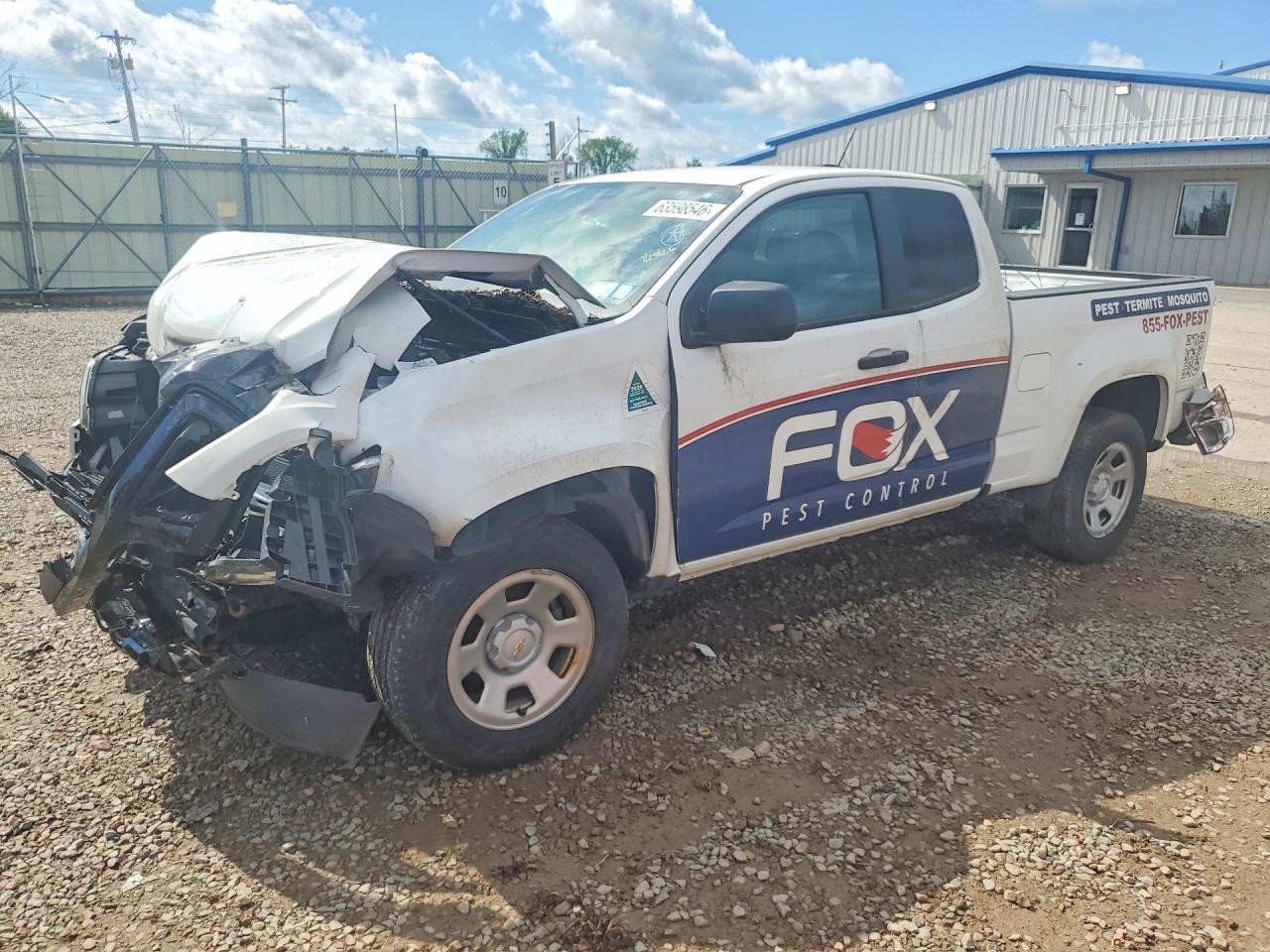 2022 Chevrolet Colorado 2WD Work Truck, VIN 1GCHSBEA7N1238617 — Front end