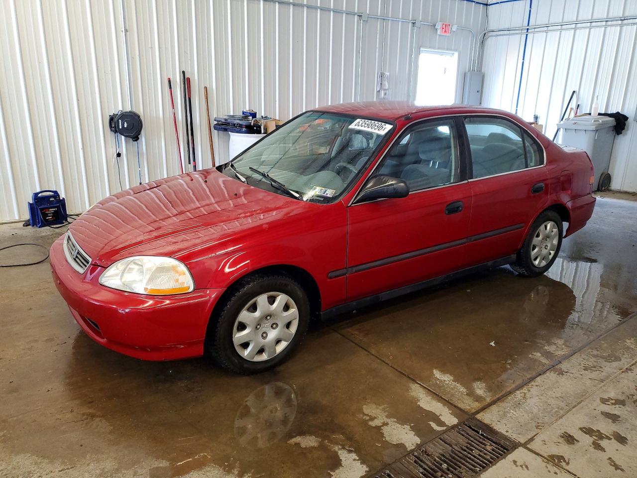 1998 Honda Civic LX, VIN 1HGEJ6672WL056332 — Мелкие вмятины и царапины