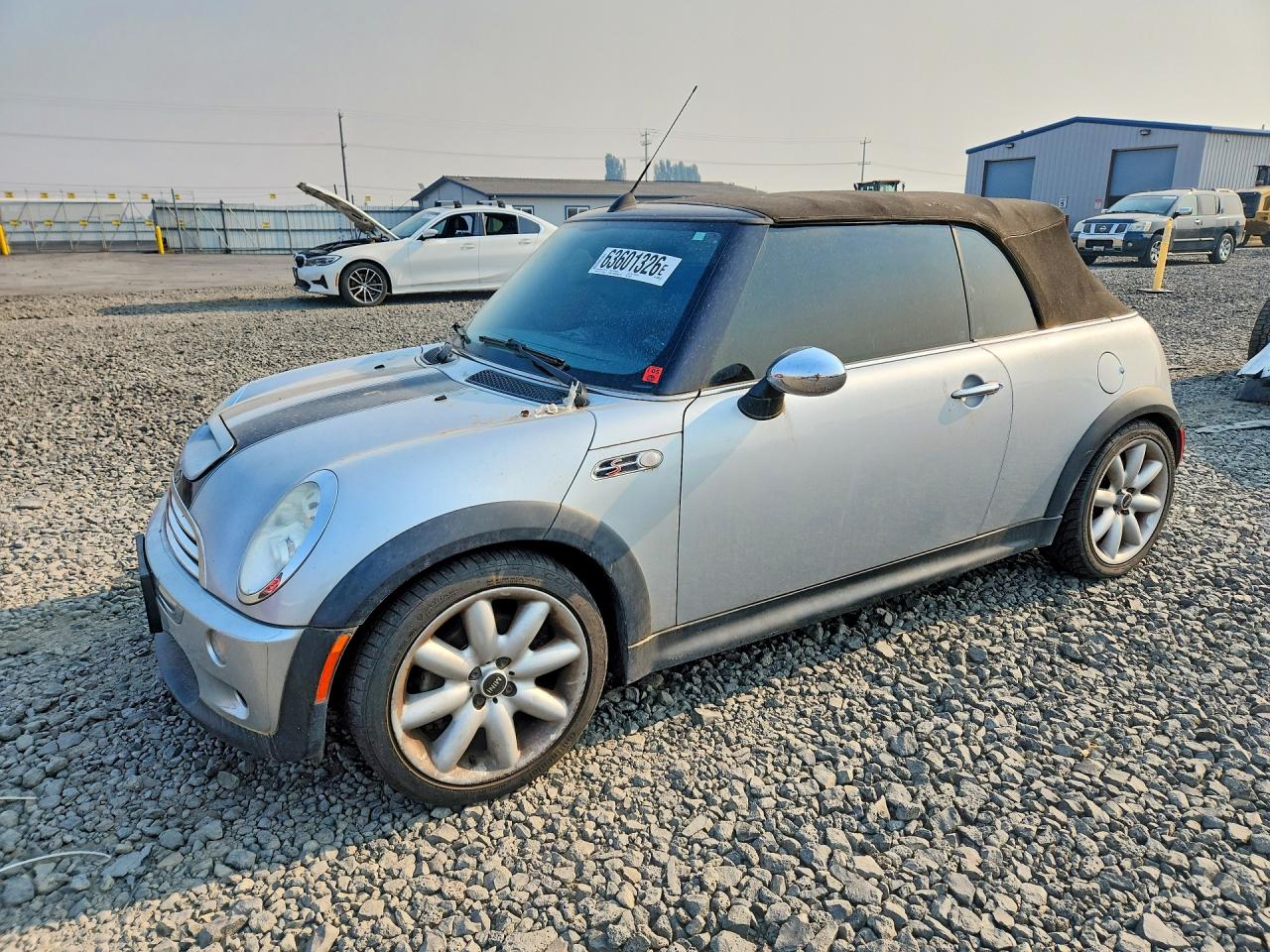 2005 MINI Convertible S, VIN WMWRH33515TF85637 — Rear end
