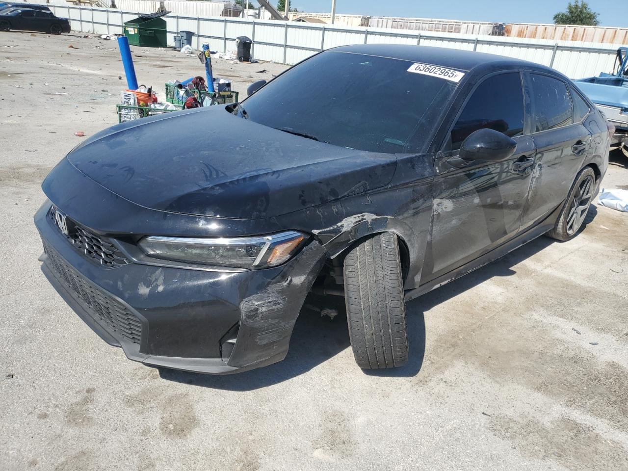 2025 Honda Civic Sport, VIN 2HGFE2F56SH549194 — Бок