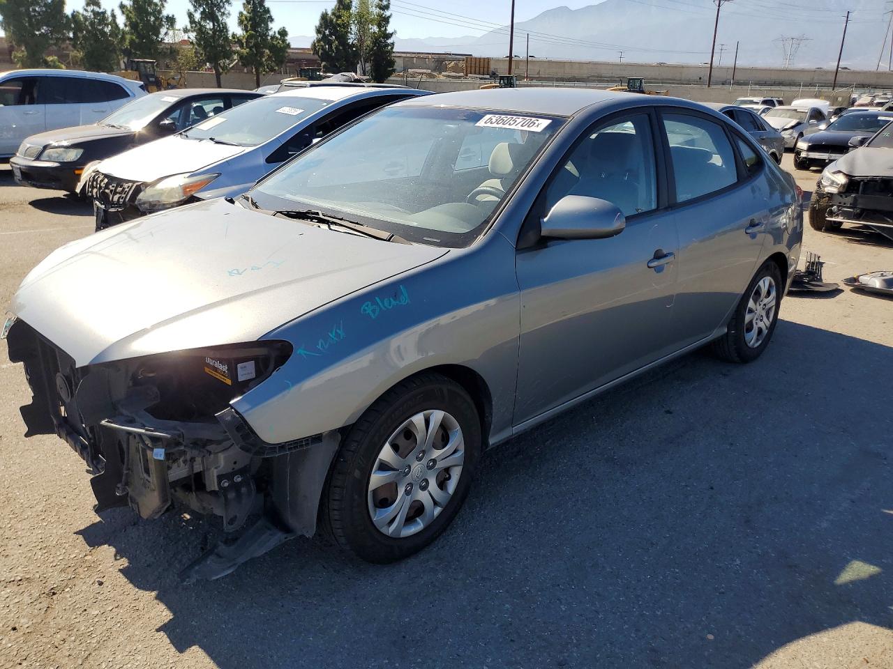 2010 Hyundai Elantra GLS, VIN KMHDU4AD7AU193347 — Front end