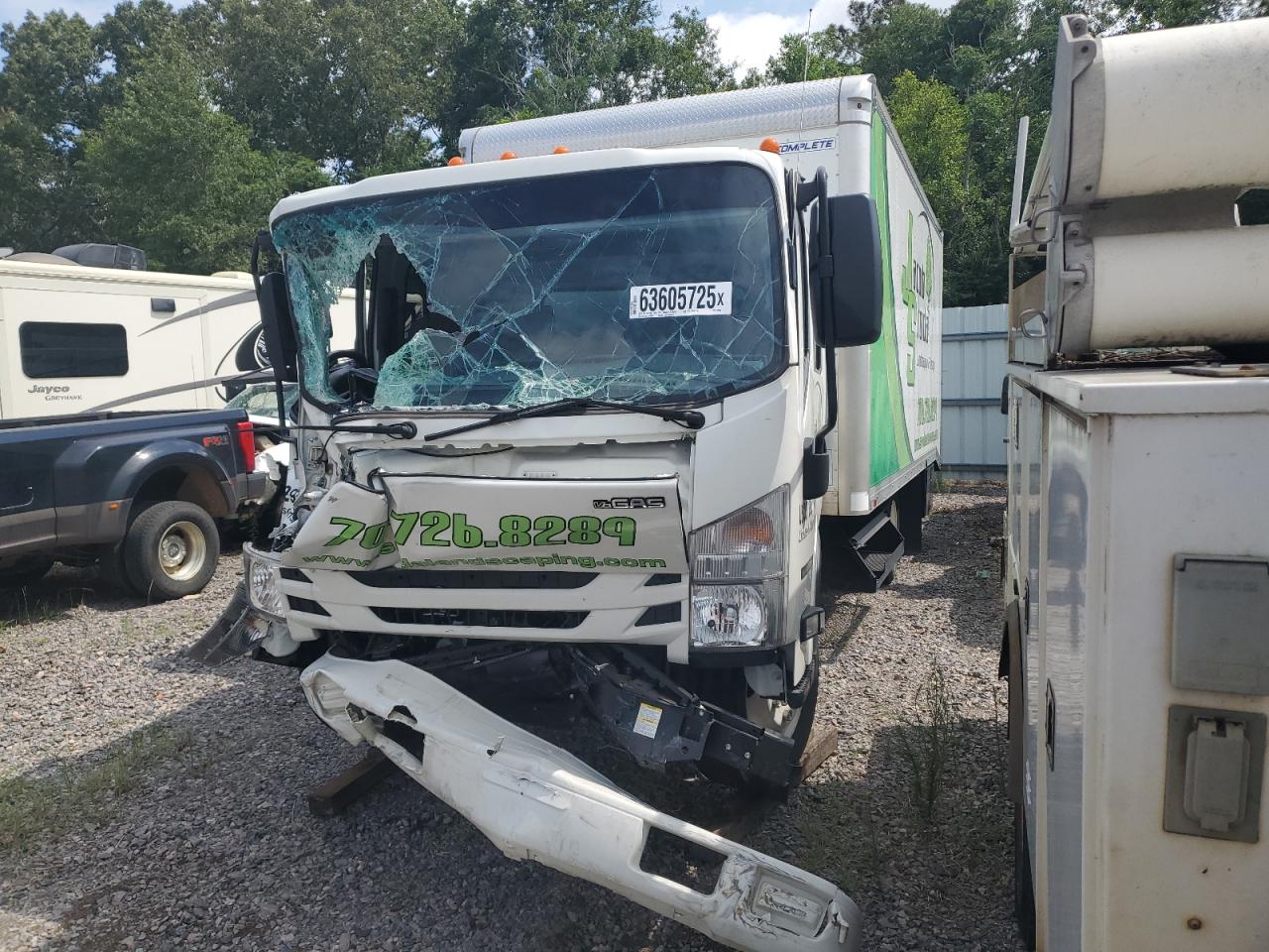 2021 Isuzu NPR, VIN 54DC4J1D3MS204600 — Front end