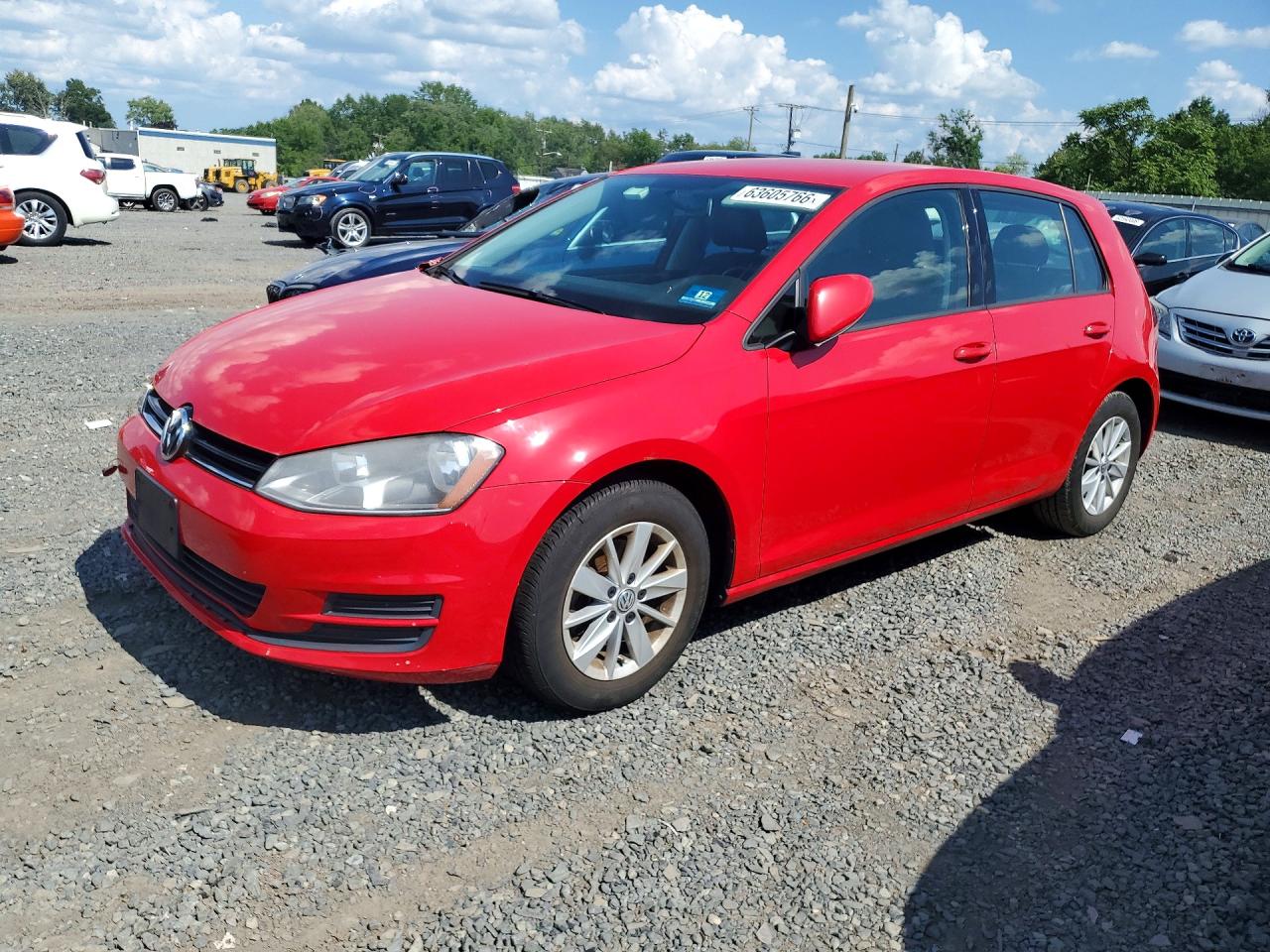 2015 Volkswagen Golf TSI S, VIN 3VW217AU1FM008319 — Front end