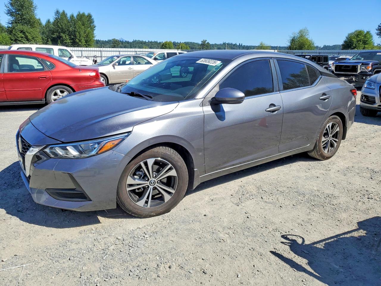 2020 Nissan Sentra SV, VIN 3N1AB8CV5LY297378 — Undercarriage