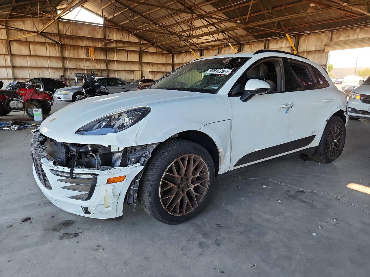 2018 Porsche Macan S, VIN WP1AB2A53JLB30731 — Front end