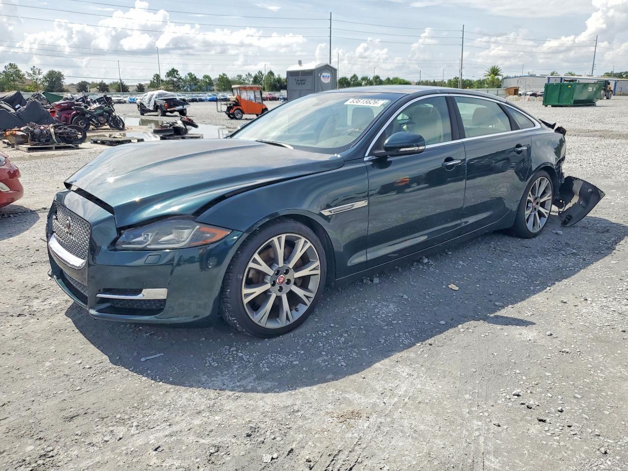 2016 Jaguar XJ Portfolio, VIN SAJWA2G78G8V99748 — Rear end