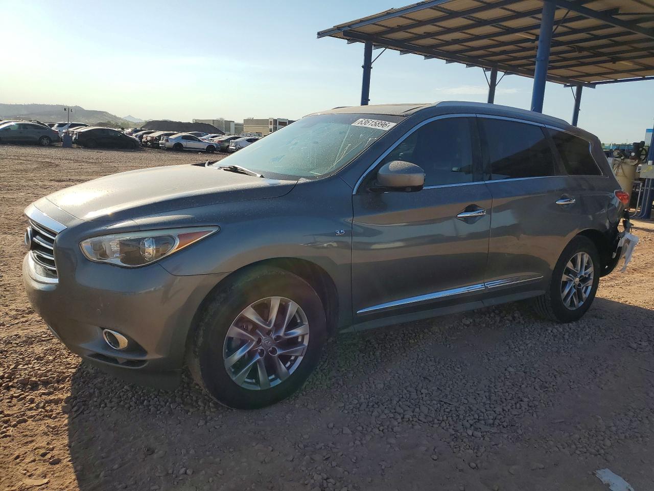 2015 Infiniti QX60, VIN 5N1AL0MN7FC508261 — Rear end