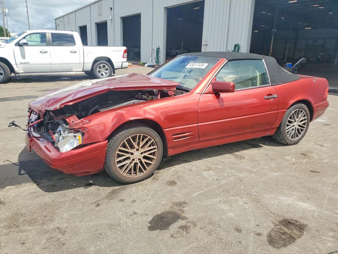 1997 Mercedes-Benz SL 500, VIN WDBFA67F0VF154490 — Перед