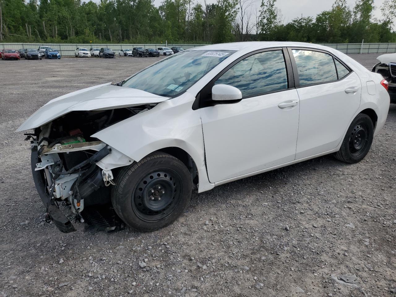 2016 Toyota Corolla LE, VIN 2T1BURHE8GC551360 — Front end