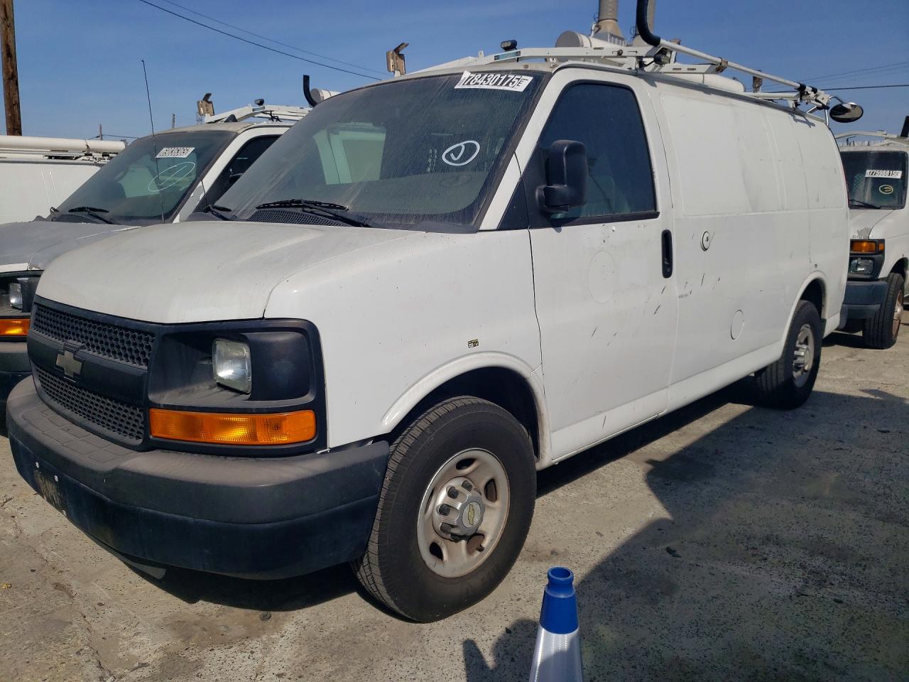 2012 Chevrolet Express Cargo, VIN 1GCWGFCBXC1124958 — Normal wear