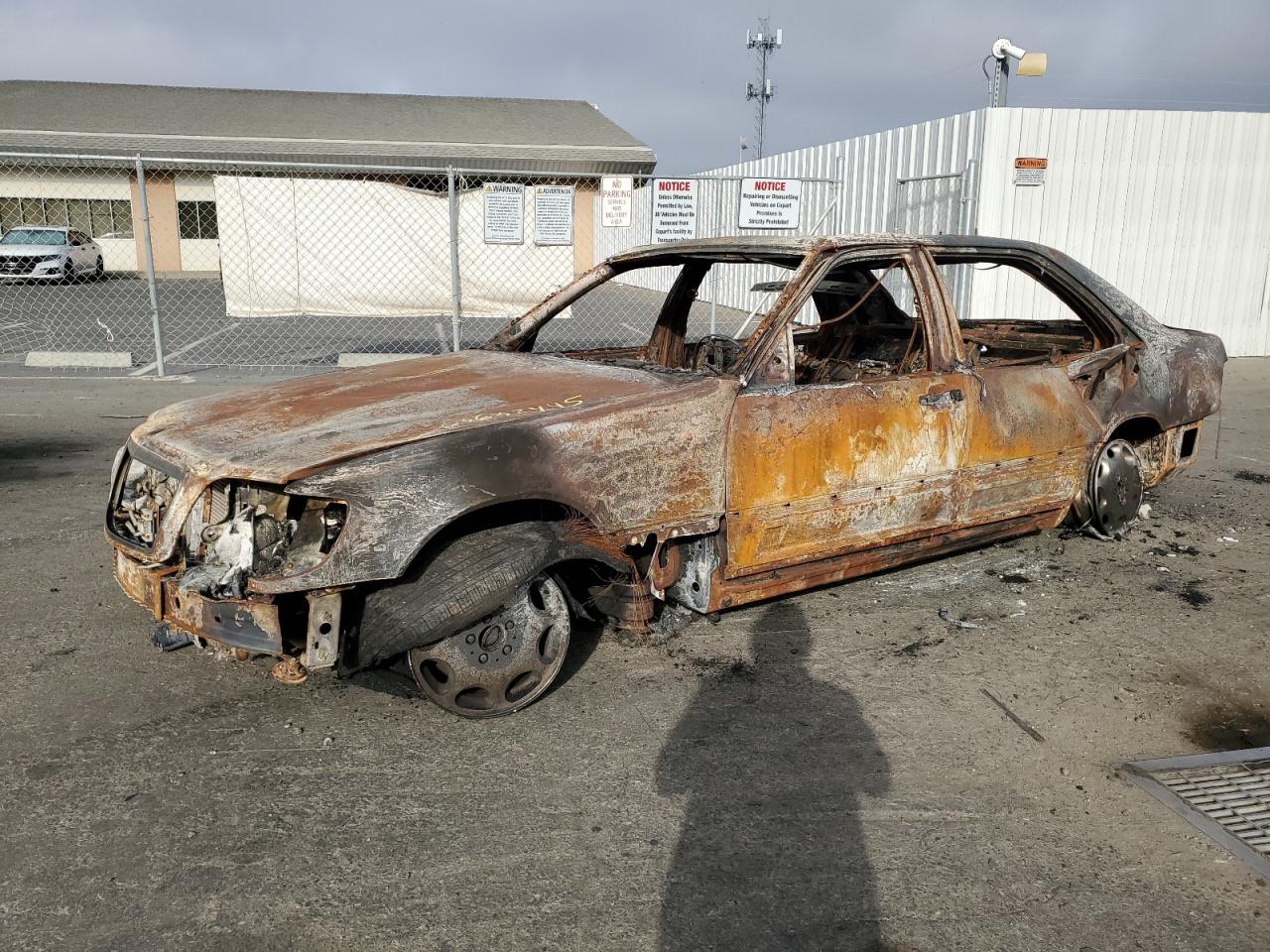 1994 Mercedes-Benz S 320, VIN WDBGA43E1RA178791 — Burn