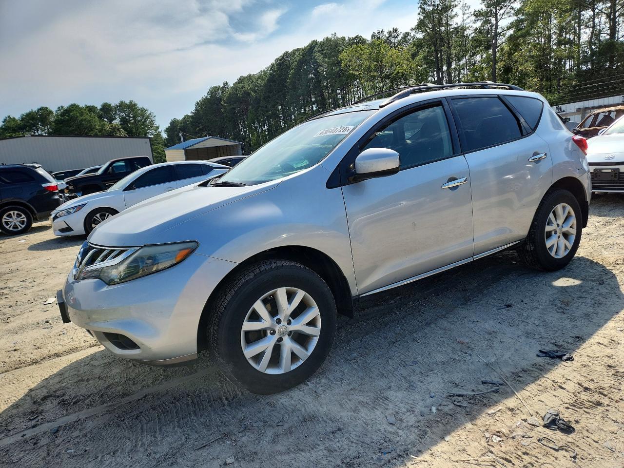 2012 Nissan Murano SL, VIN JN8AZ1MWXCW228186 — Normal wear