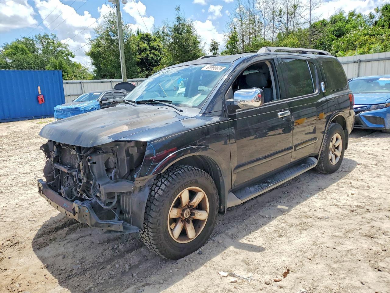2012 Nissan Armada SL, VIN 5N1BA0ND6CN612398 — Front end